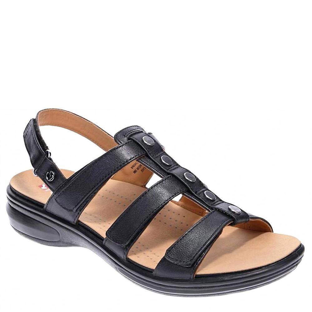 NEW REVERE women's toledo sandals in black